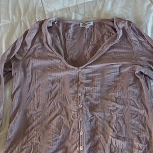 Purple long sleeve top